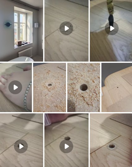 Пример фиксации: этап и узел